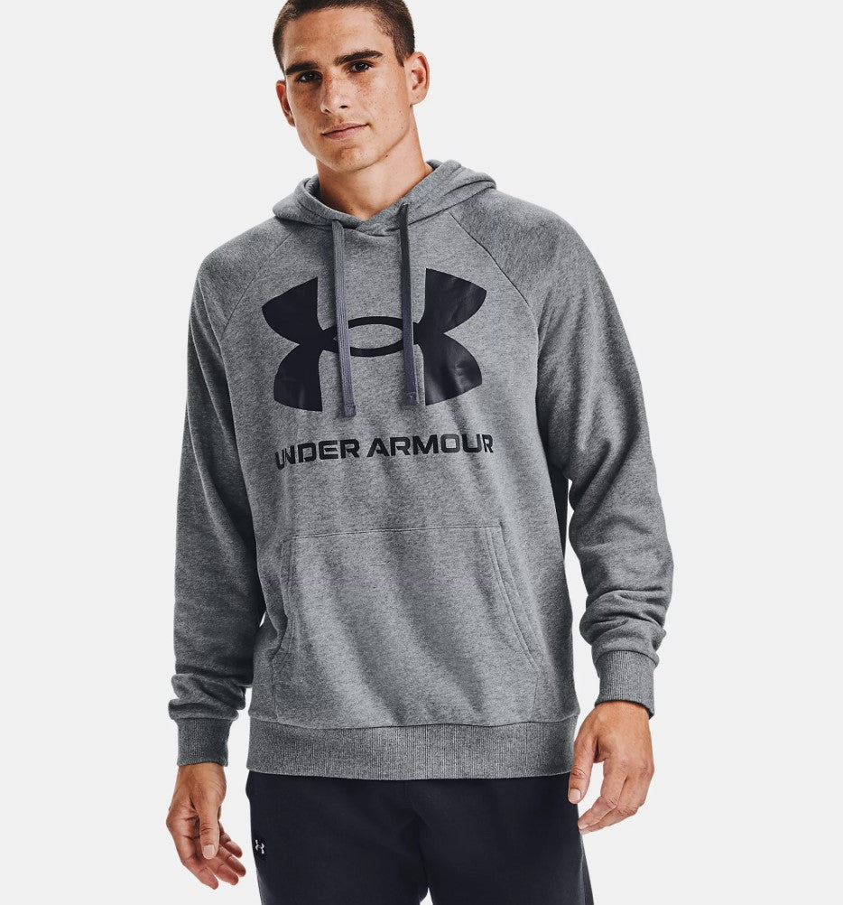 Under Armour Rival Fleece Kapuzenpullover – Grau – Footkorner | Sweatshirts