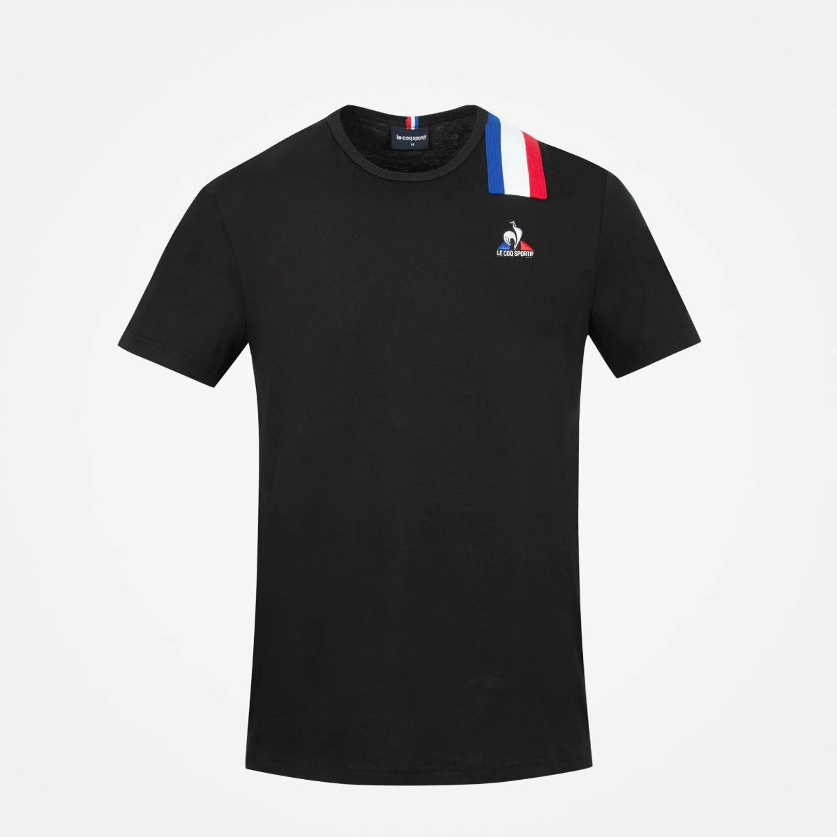 Le Coq Sportif Tricolor T-shirt - Black