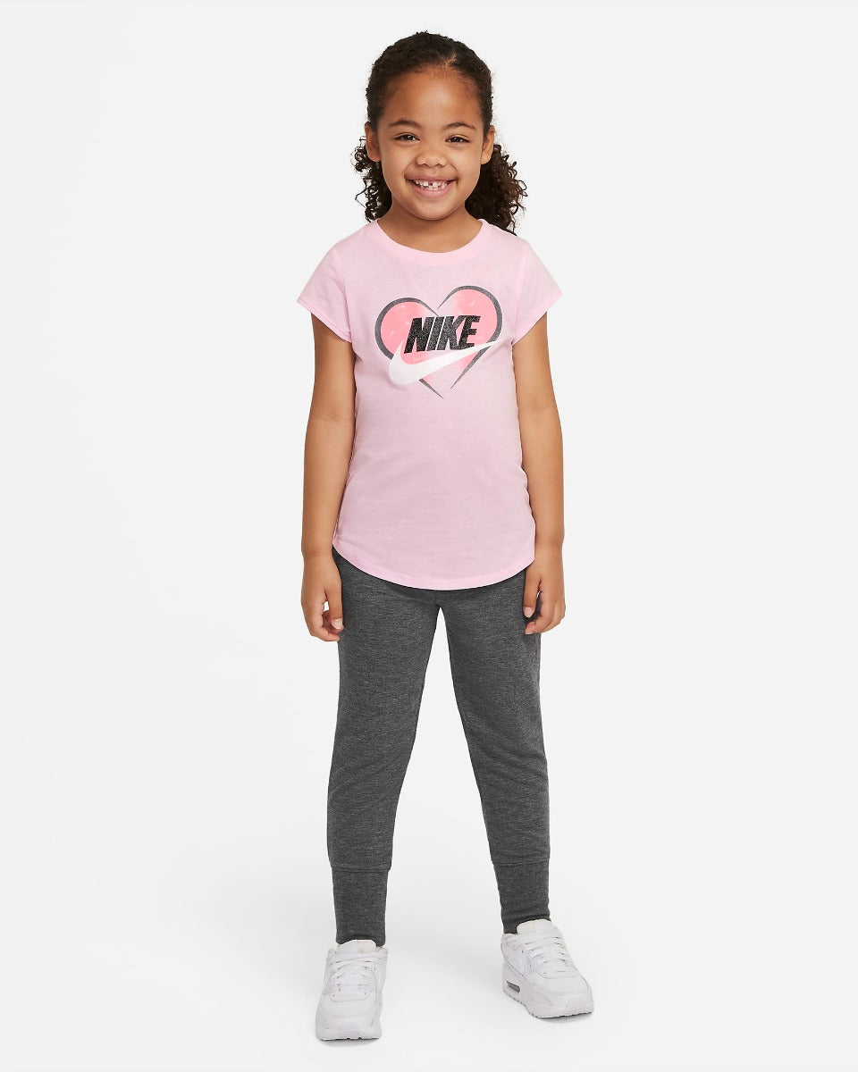 T-Shirt Nike Sportswear Heart Enfant Fille - Rose