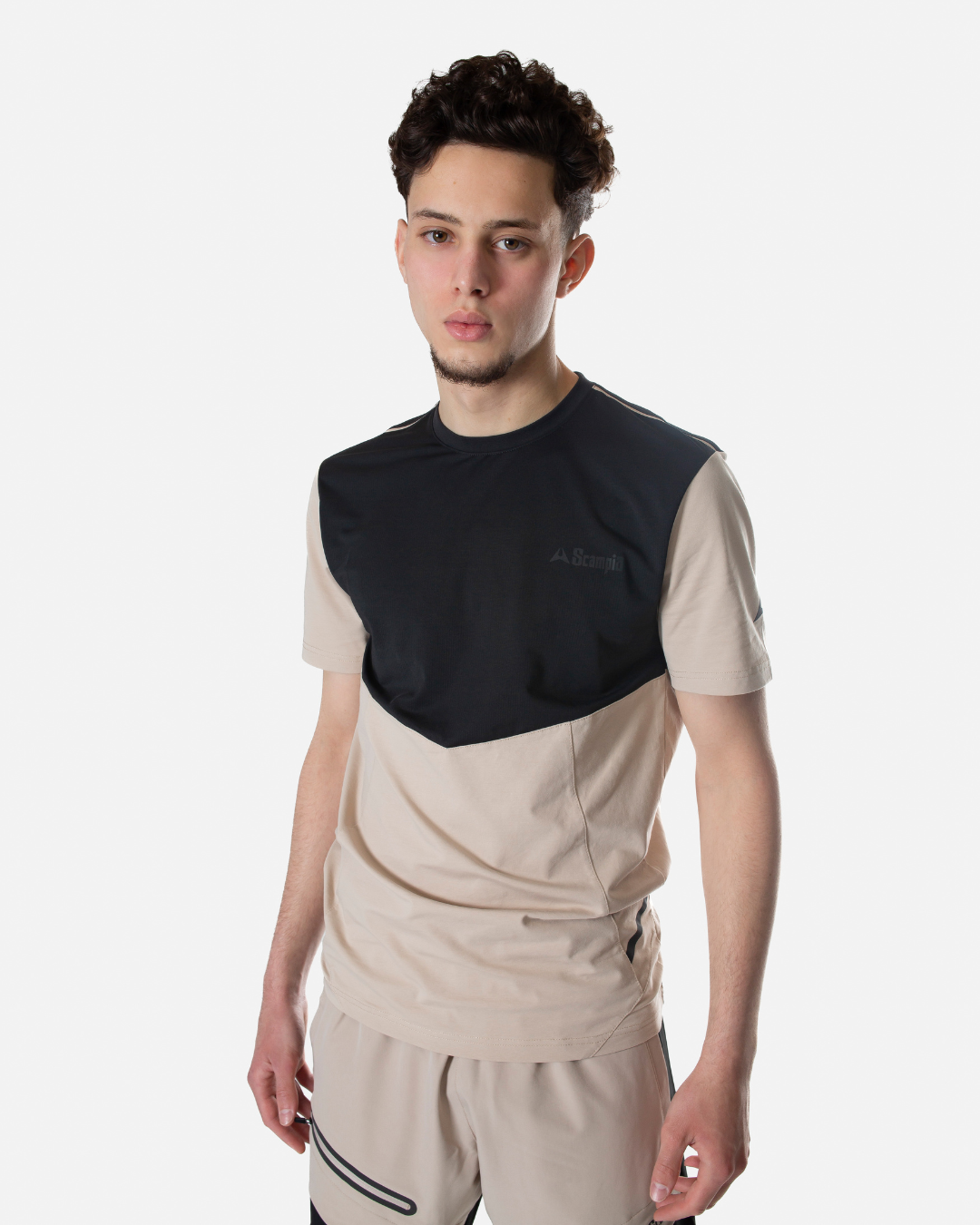 T-shirt Scampia Scalare - Grigio/Nero - Footkorner - Footkorner