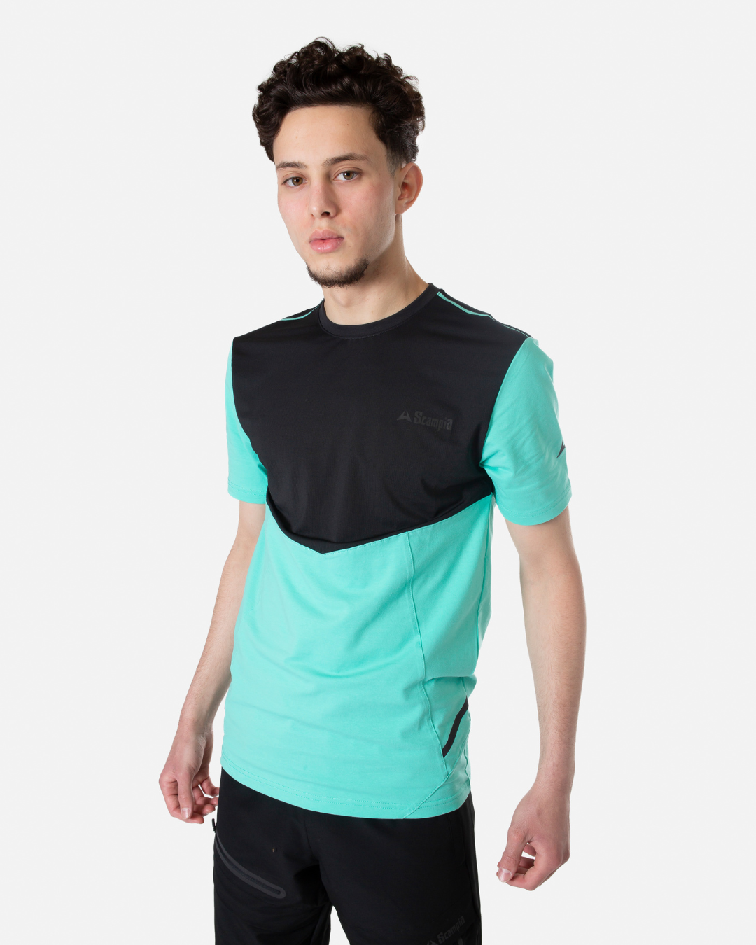 T-shirt Scampia Scalare - Grigio/Nero - Footkorner - Footkorner