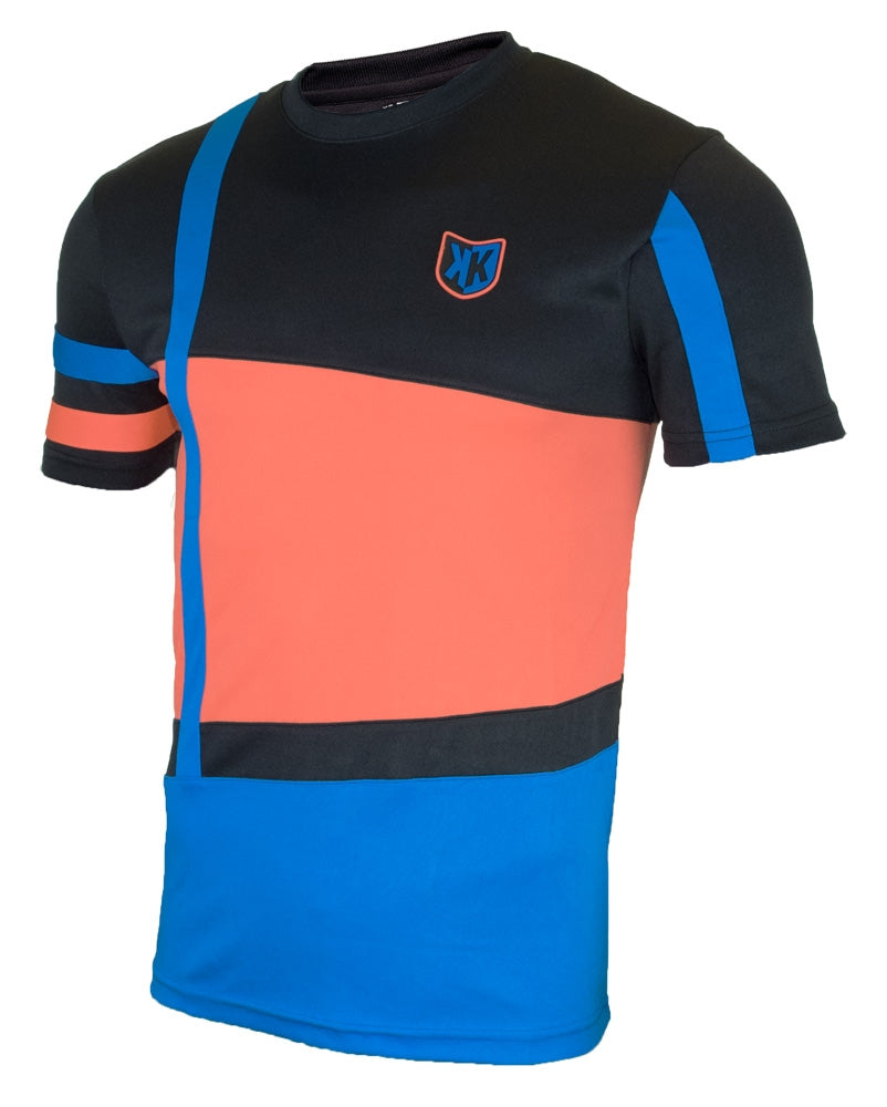 T-shirt FK Emeraudes - blu/nera