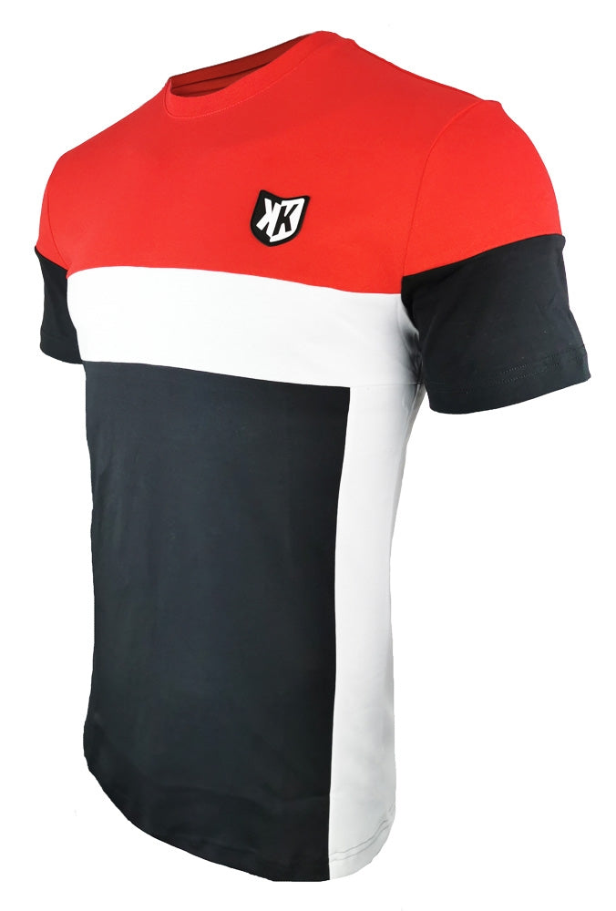 T-shirt FK Square - rossa/bianca