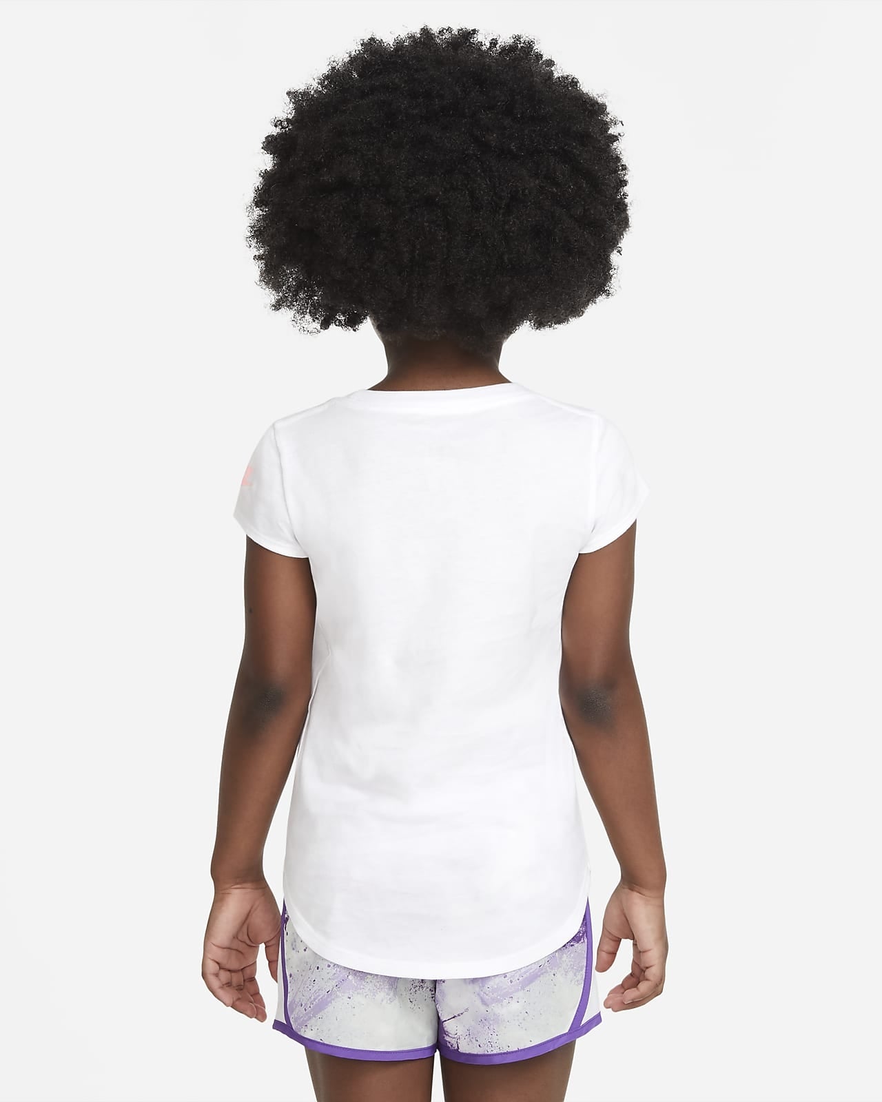 T-Shirt Nike Futura Enfant Fille - Blanc