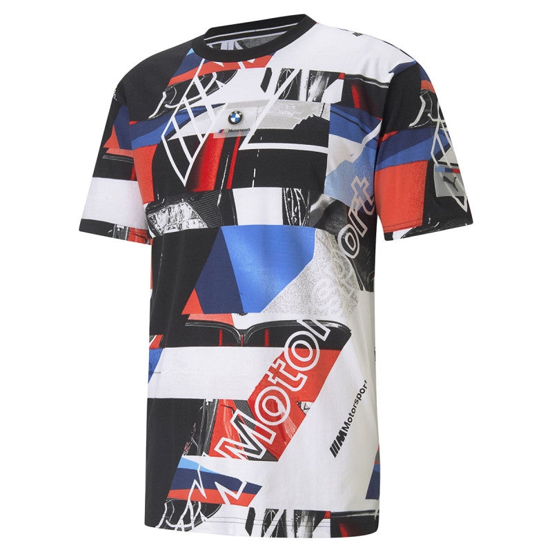 T-shirt bmw stripes bleu blanc rouge homme - Puma