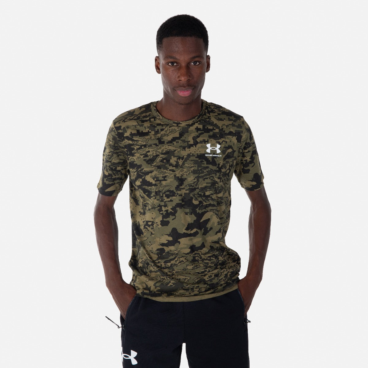 T-shirt Under Armour ABC Camo - Noir/Kaki