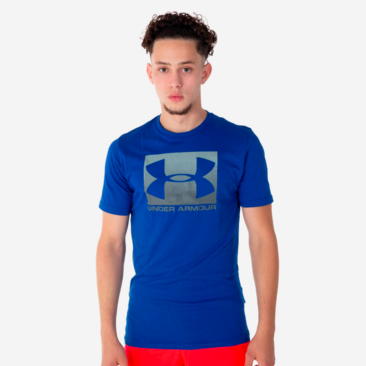 Camiseta Under Armour Sportstyle Logo - Azul/Blanco – Footkorner