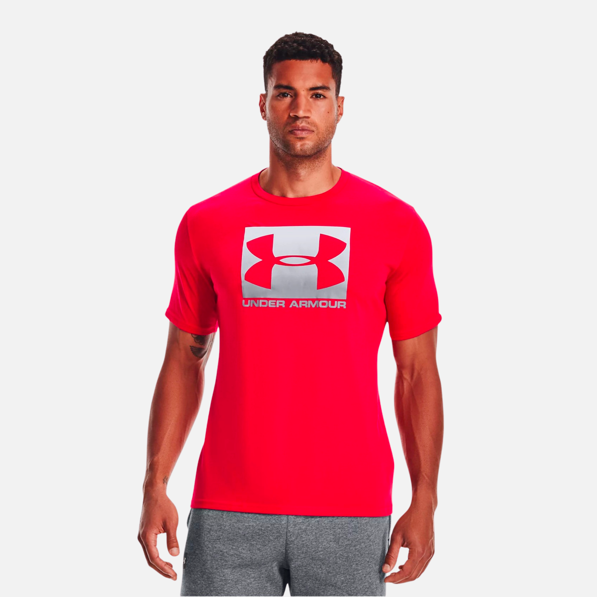 T shirt 2025 under armour rouge