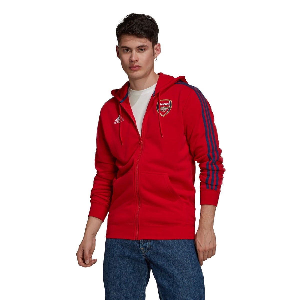 Arsenal Hooded Jacket 2021/2022 - Red/Blue