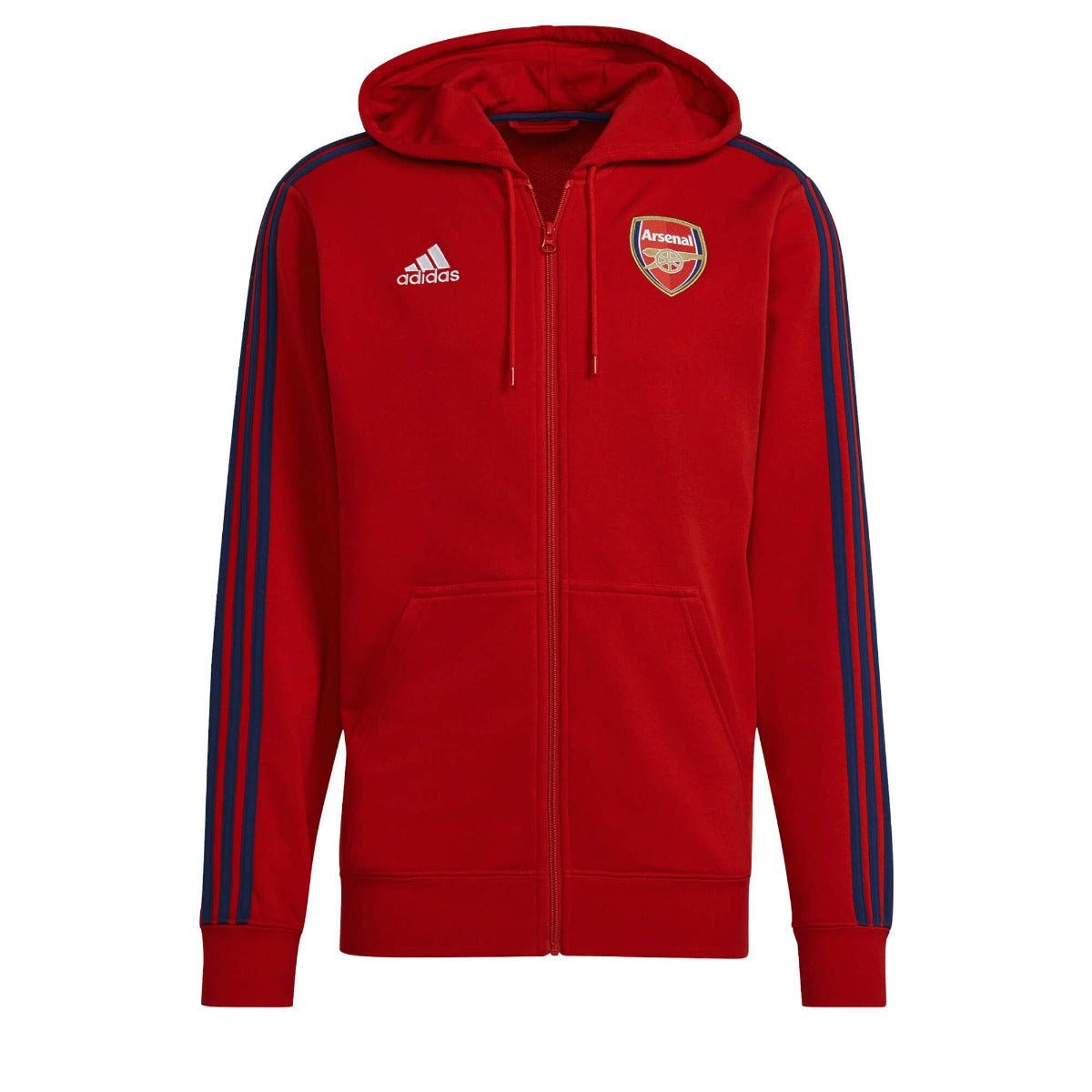 Arsenal Hooded Jacket 2021/2022 - Red/Blue