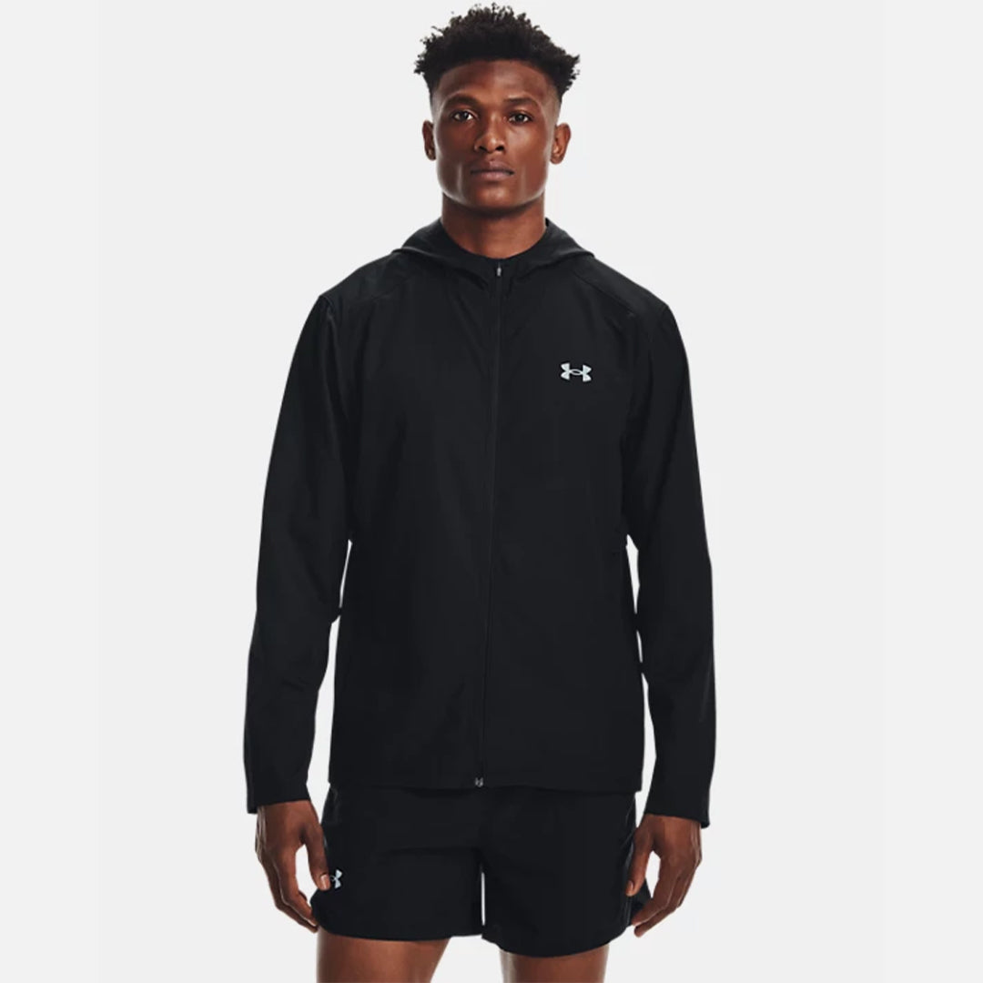 Veste à capuche Under Armour Outrun The Rain - Noir