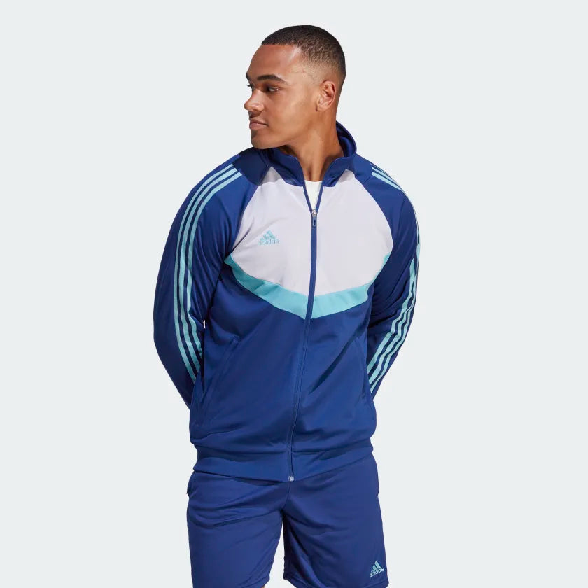 Veste Adidas Tiro - Bleu/Blanc