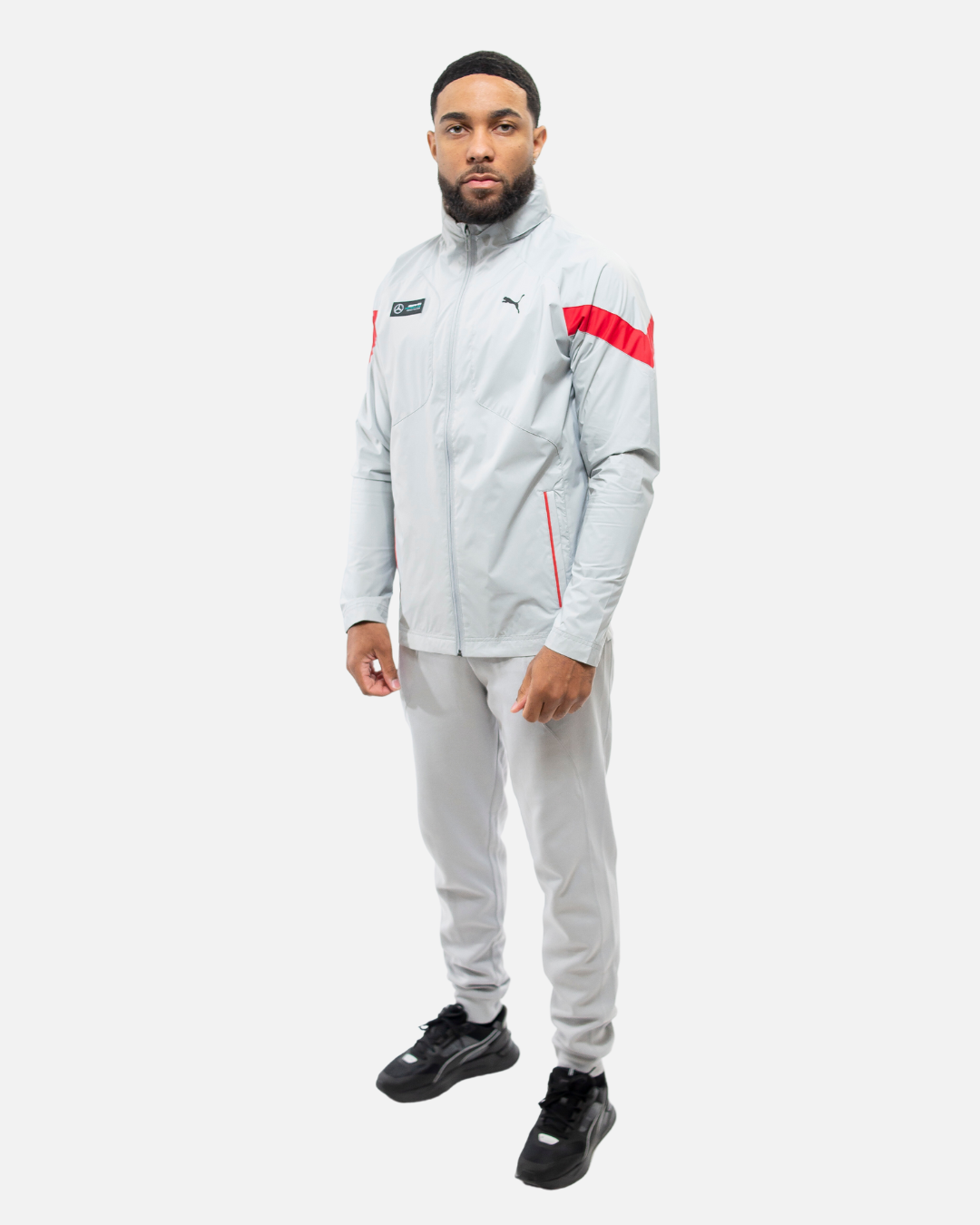 Puma Mercedes AMG Windbreaker Jacket - Gray