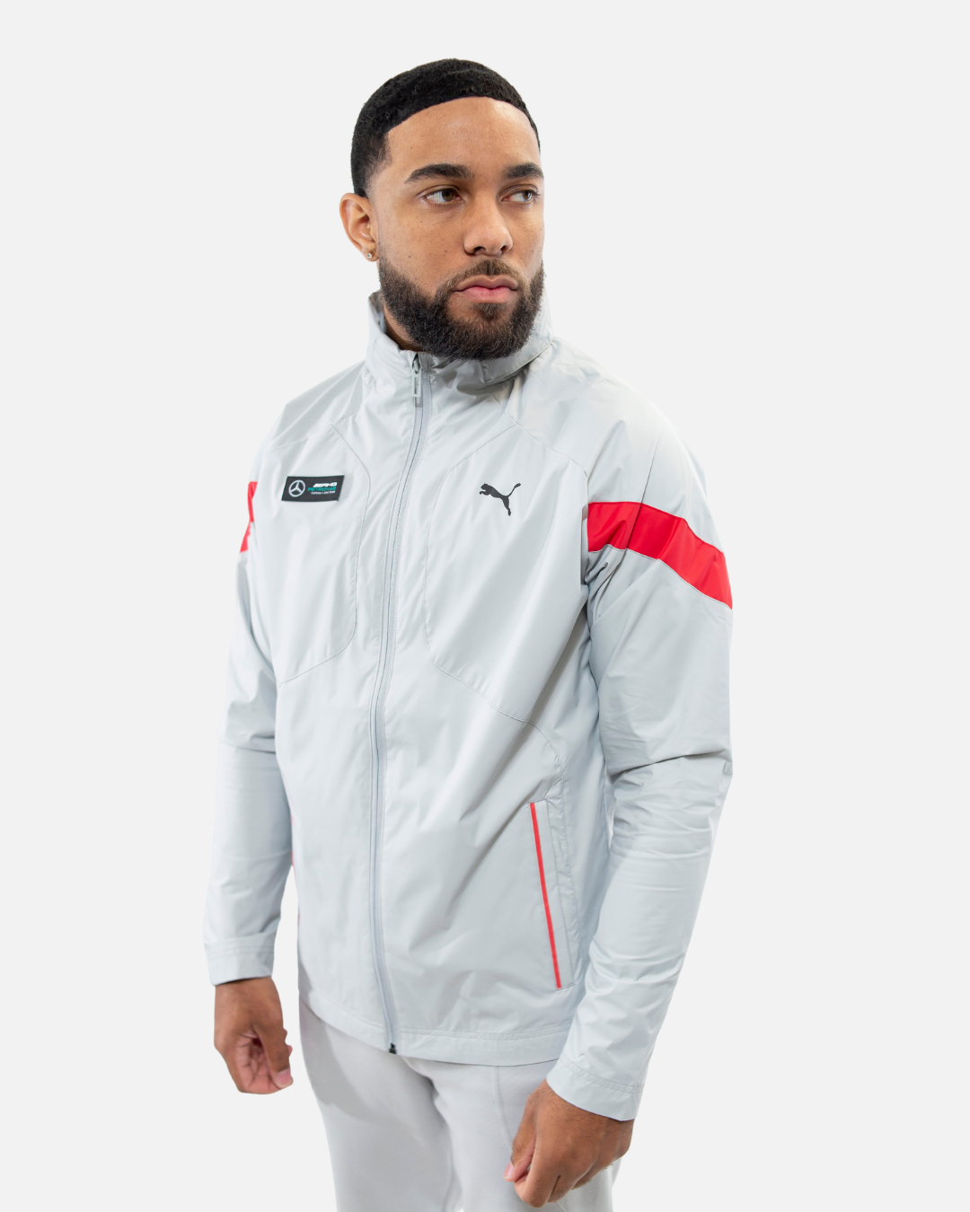Puma Mercedes AMG Windbreaker Jacket - Gray