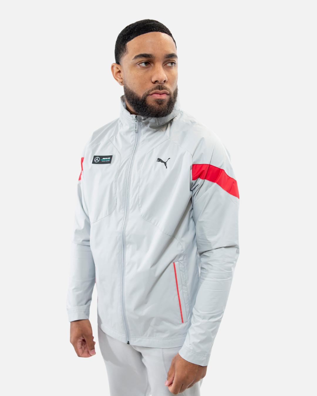 Puma Mercedes AMG Windbreaker Jacket - Gray – Footkorner