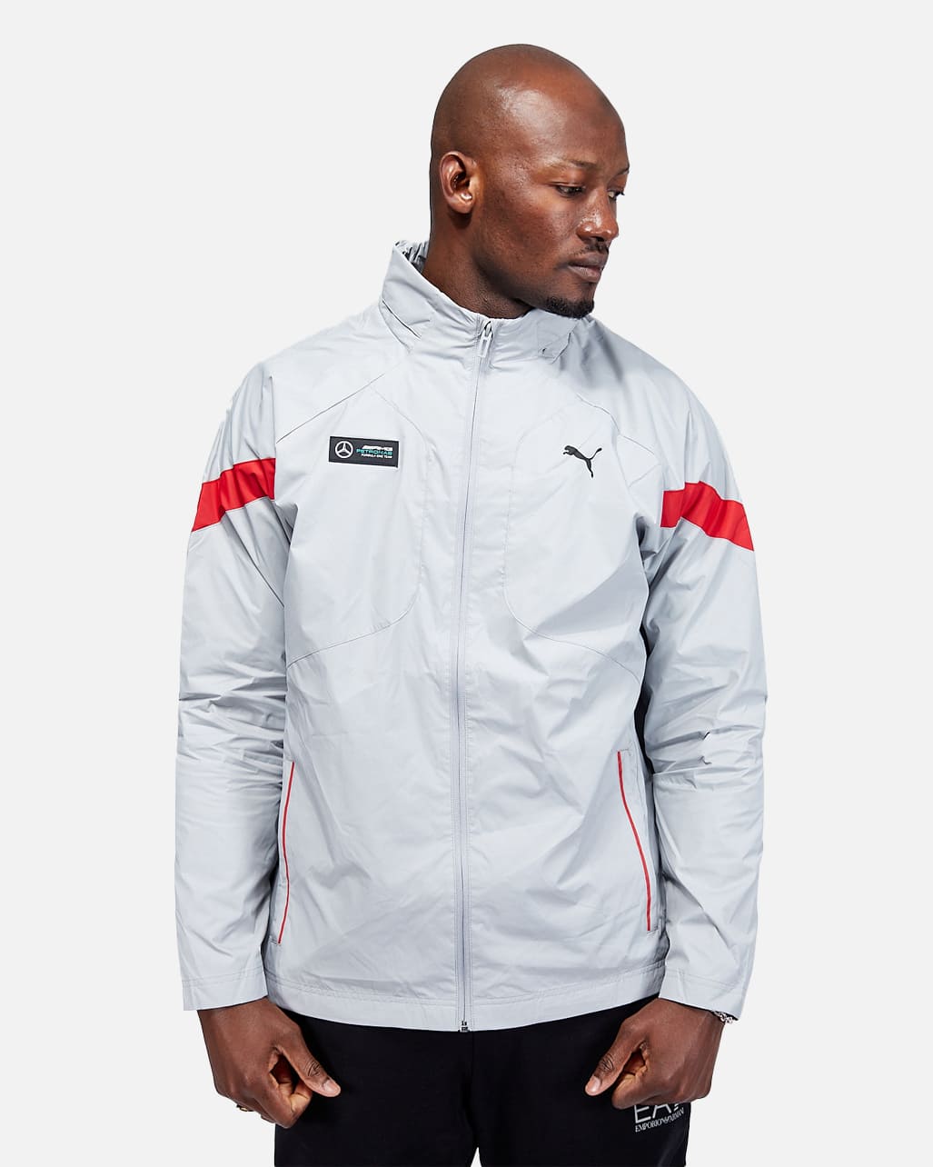 Puma Mercedes AMG Windbreaker Jacket - Gray