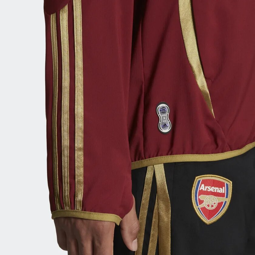Arsenal 2022 Teamgeist Trainingsjacke – Burgund
