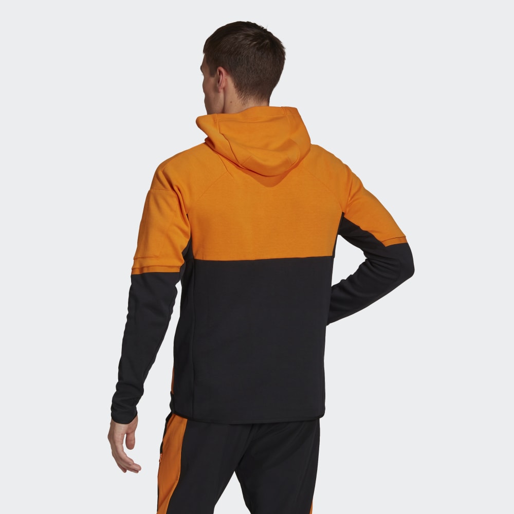 Veste à capuche Adidas Designed For Gameday - Noir/Orange