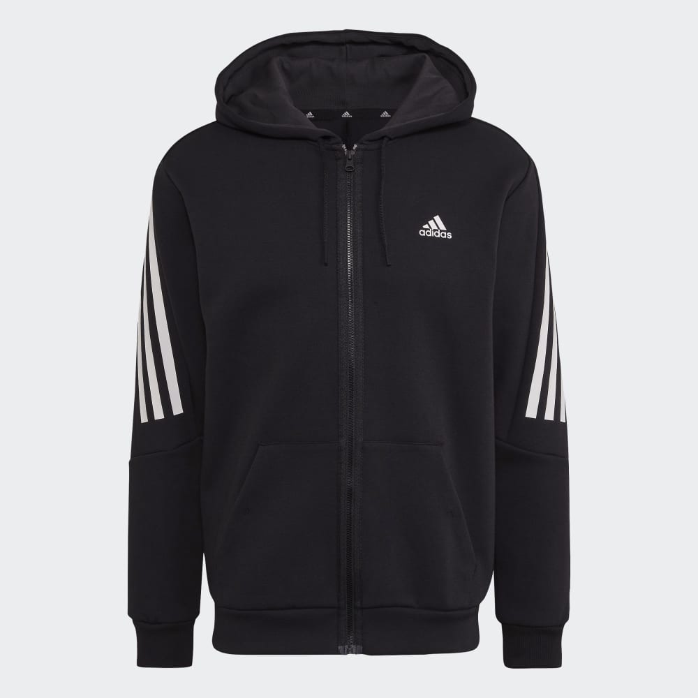 Veste à capuche Adidas Sportswear  - Noir/Blanc