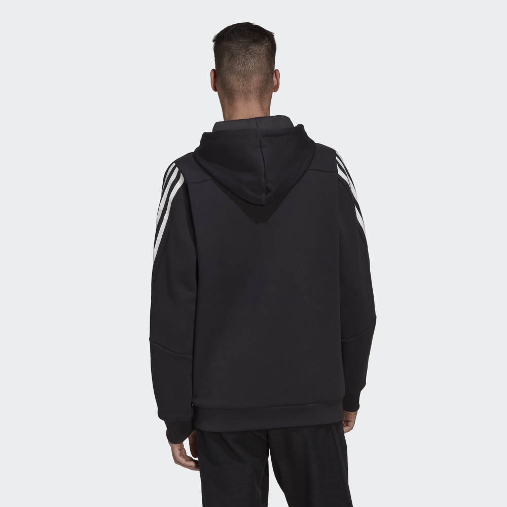 Adidas Sportswear Kapuzenjacke – Schwarz/Weiß