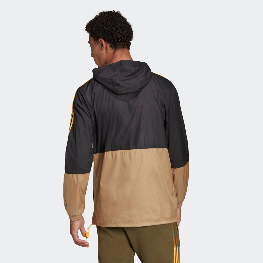 Giacca con cappuccio Adidas Sportswear Tiro - nera/cachi