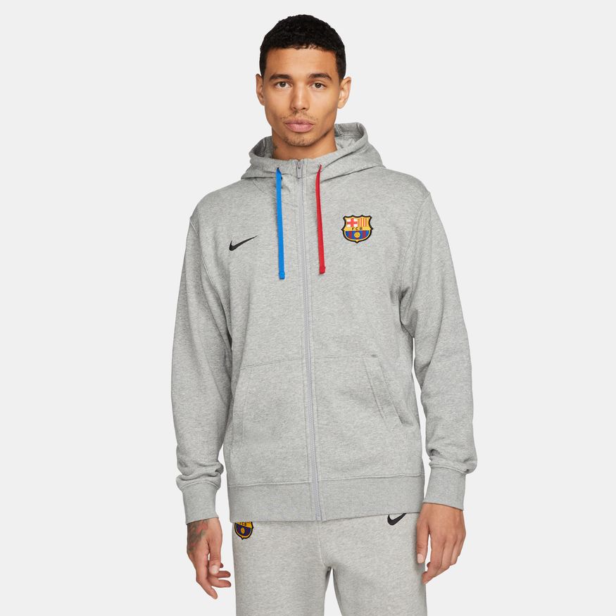 Veste à capuche FC Barcelone 2022/2023 - Gris/Bleu/Rouge