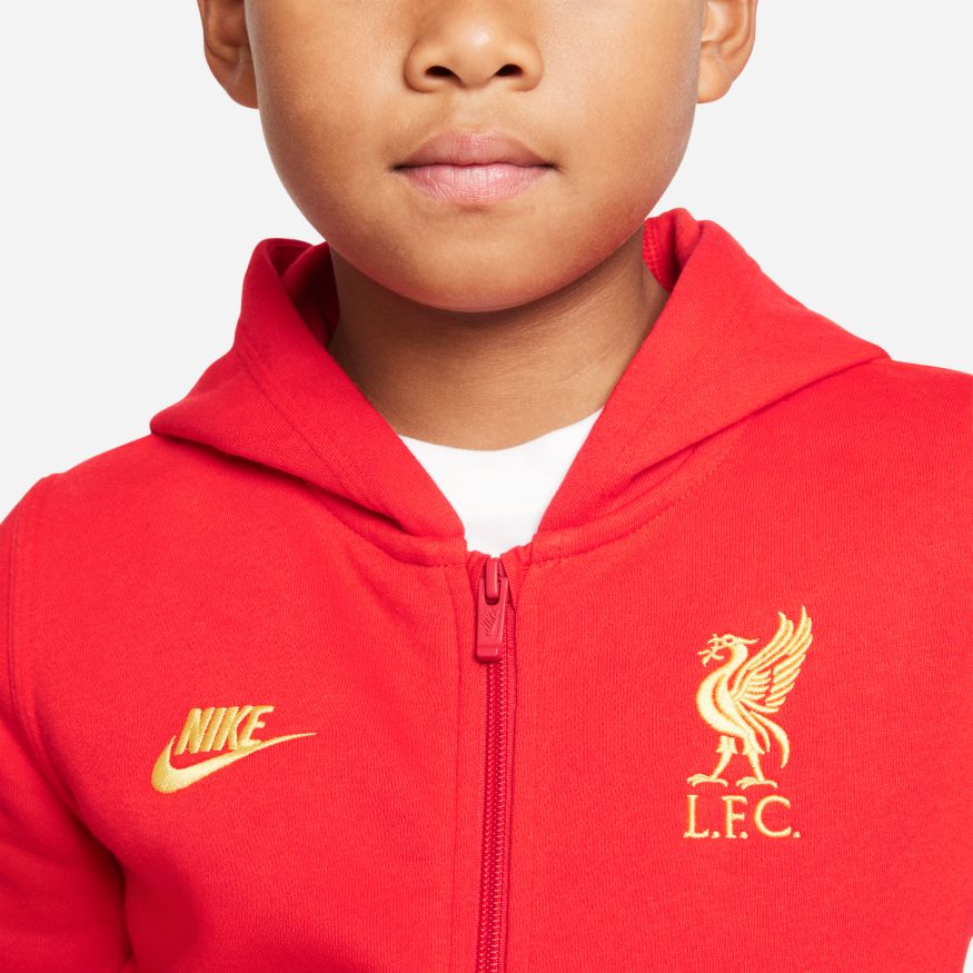 Chaqueta Liverpool Junior 2021/2022 - Rojo/Oro