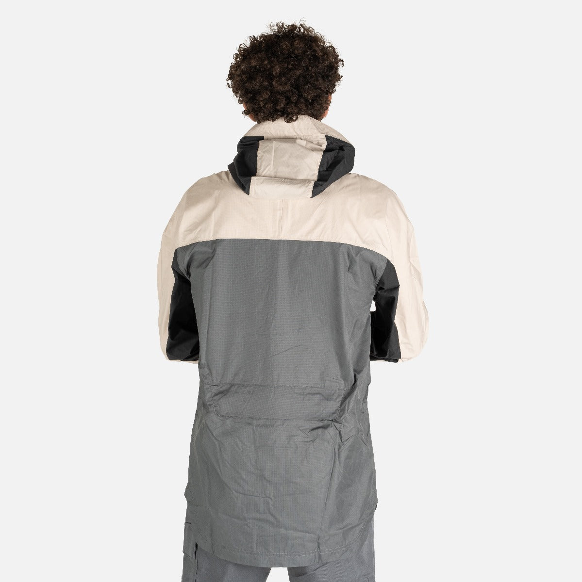 Nike Sportswear Tisée Jacke – Beige/Grau/Schwarz
