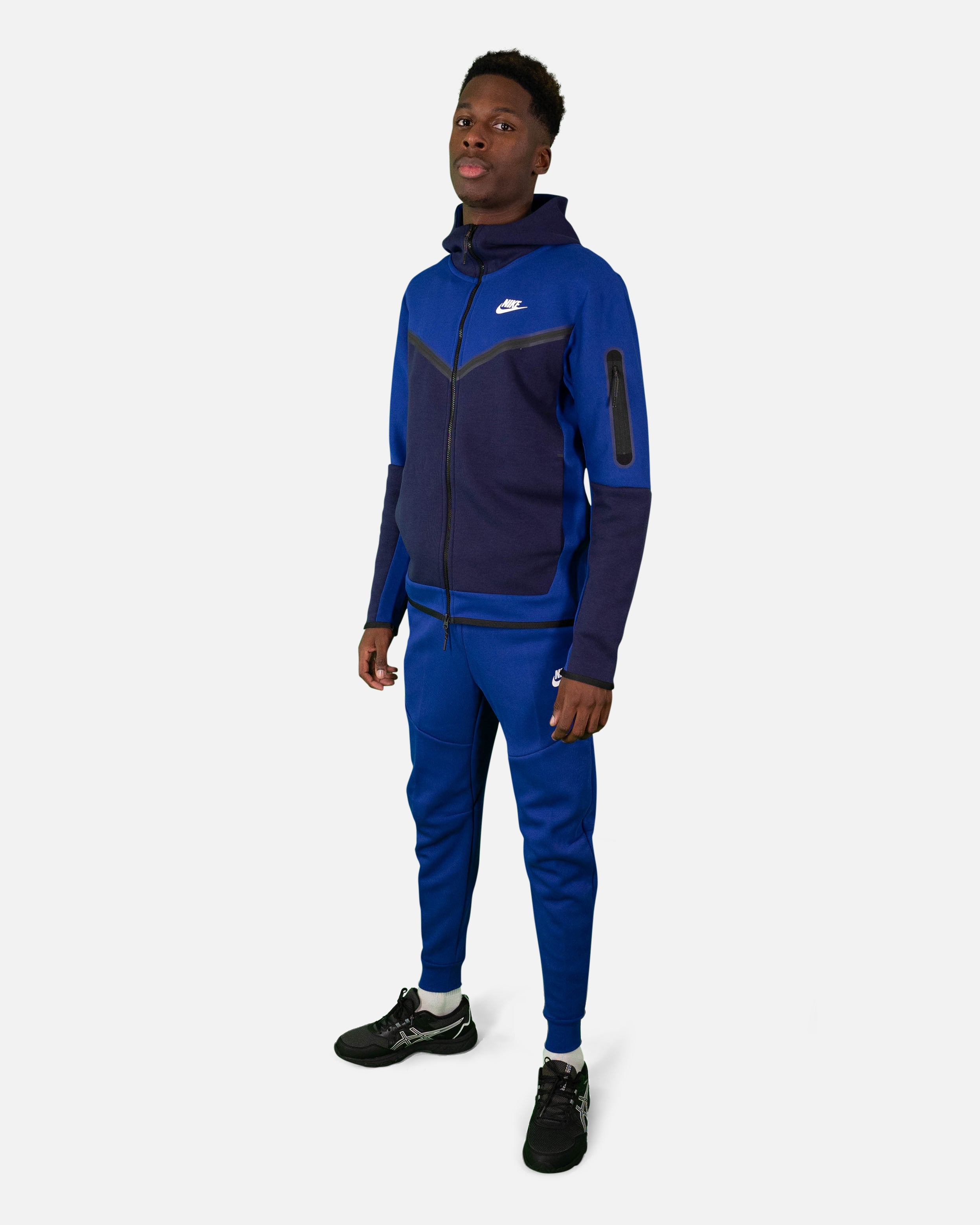 Nike Tech Fleece Hooded Jacket - Blue