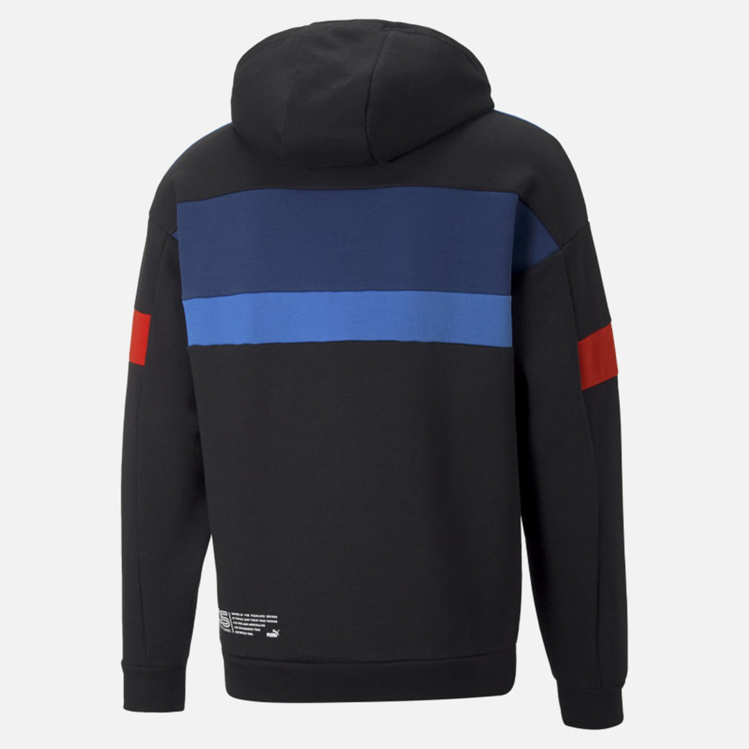 Puma BMW Motorsport Kapuzenjacke – Schwarz/Rot/Blau