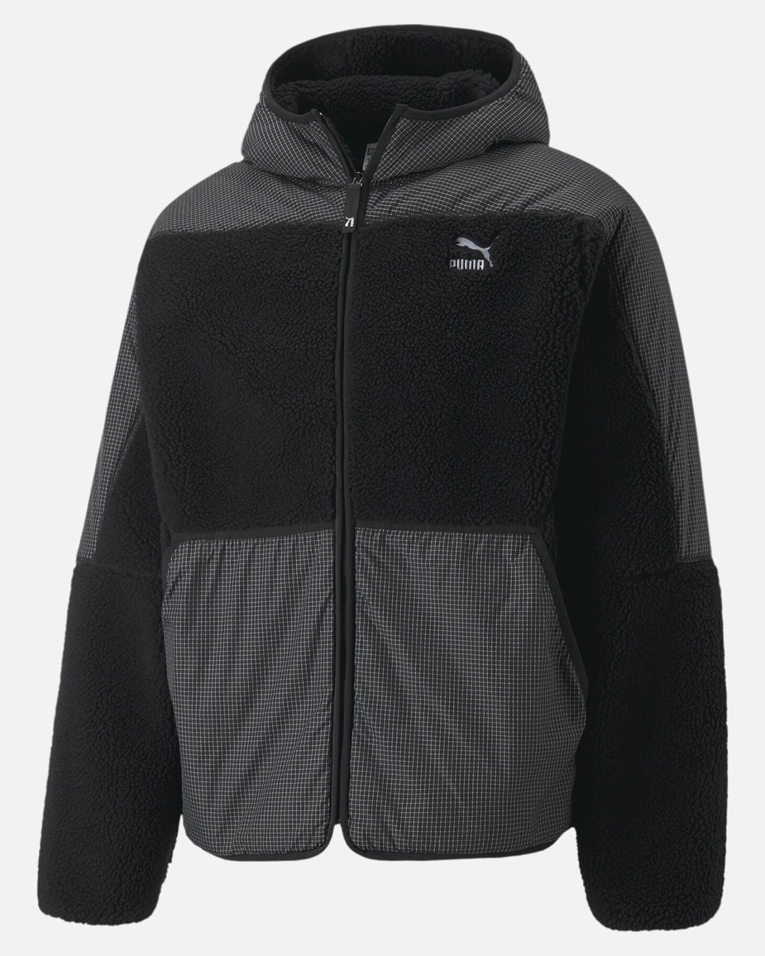 Veste à capuche Puma Sherpa - Noir