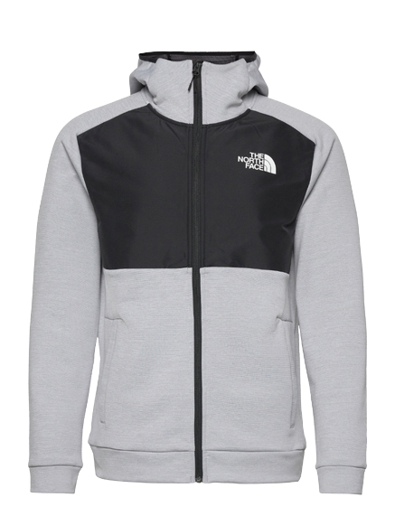 Chaqueta con capucha The North Face Ma Fleece - Gris/Negro