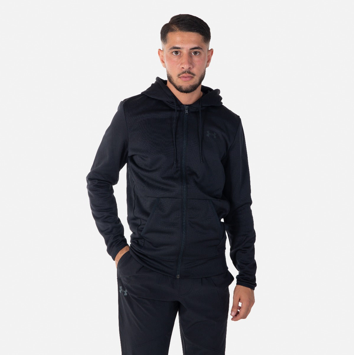 Veste de survêtement 'Essential' UNDER ARMOUR en Noir