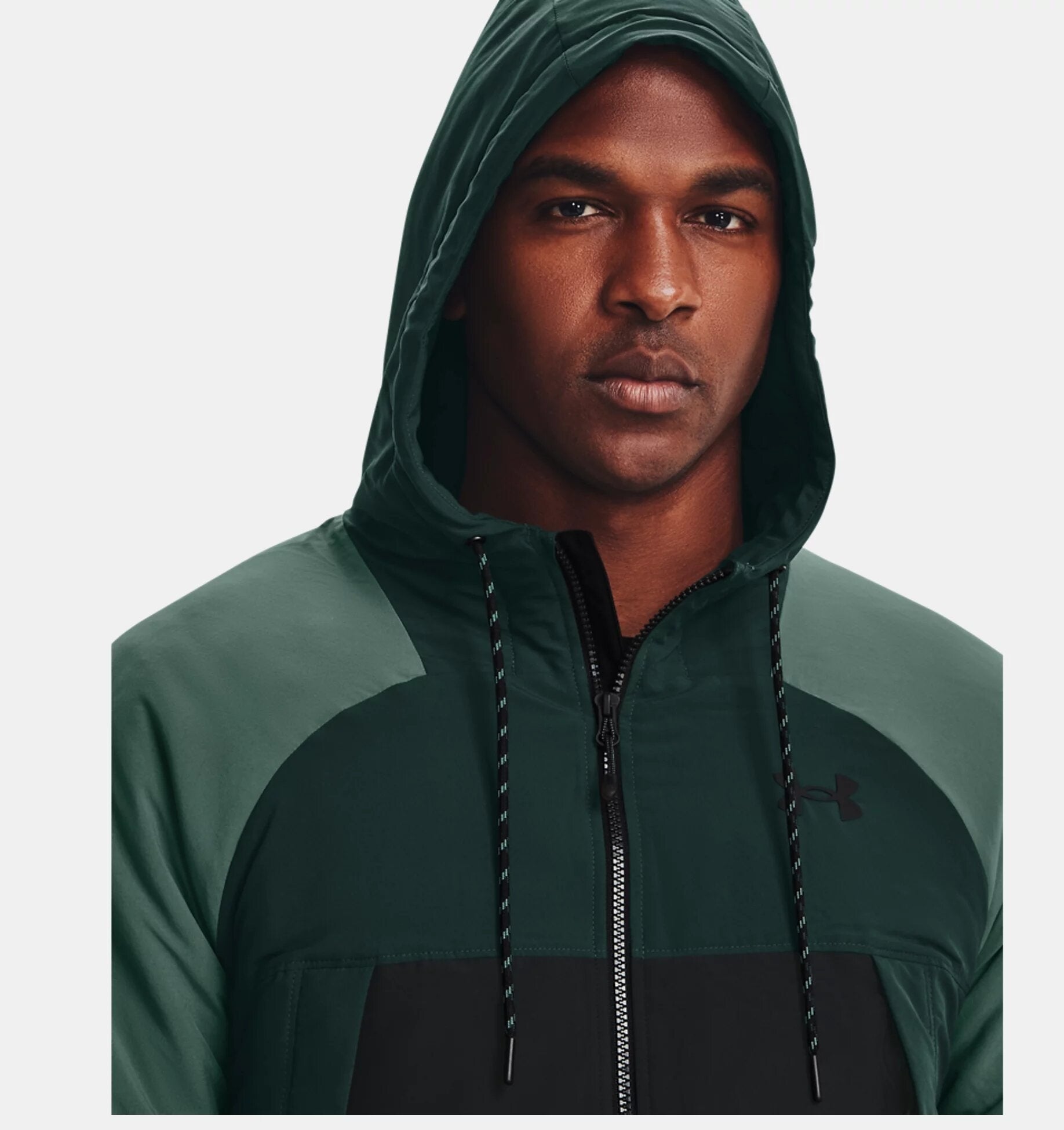 Giacca con cappuccio Under Armour Spring Insulate - nera/verde
