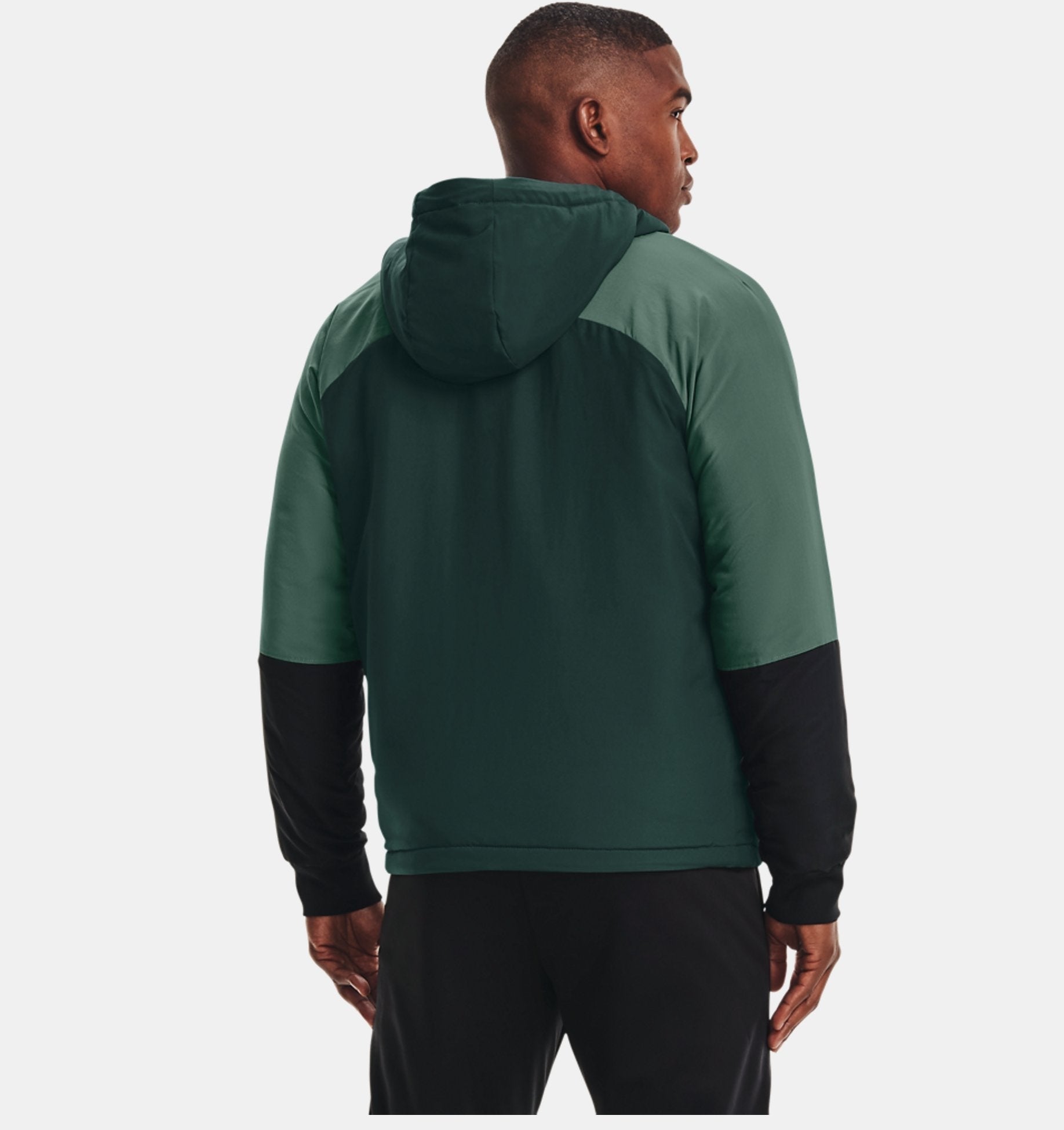 Giacca con cappuccio Under Armour Spring Insulate - nera/verde