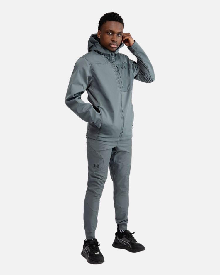 Under Armour Storm ColdGear Infrarot-Schild-Kapuzenjacke – Grau