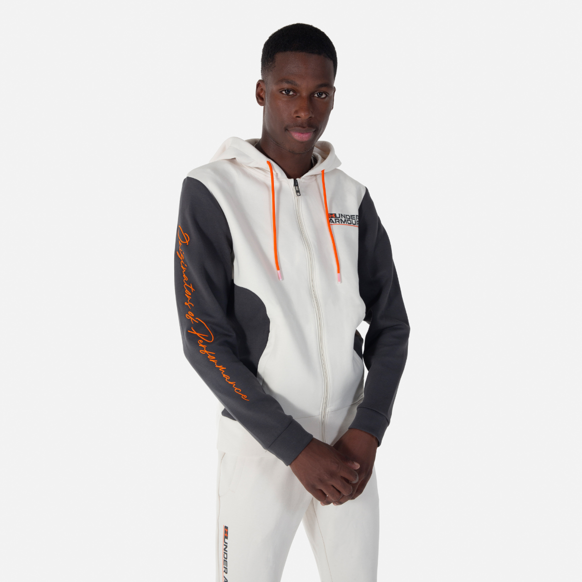 Chaqueta con capucha Under Armour Summit - Beige/Negro