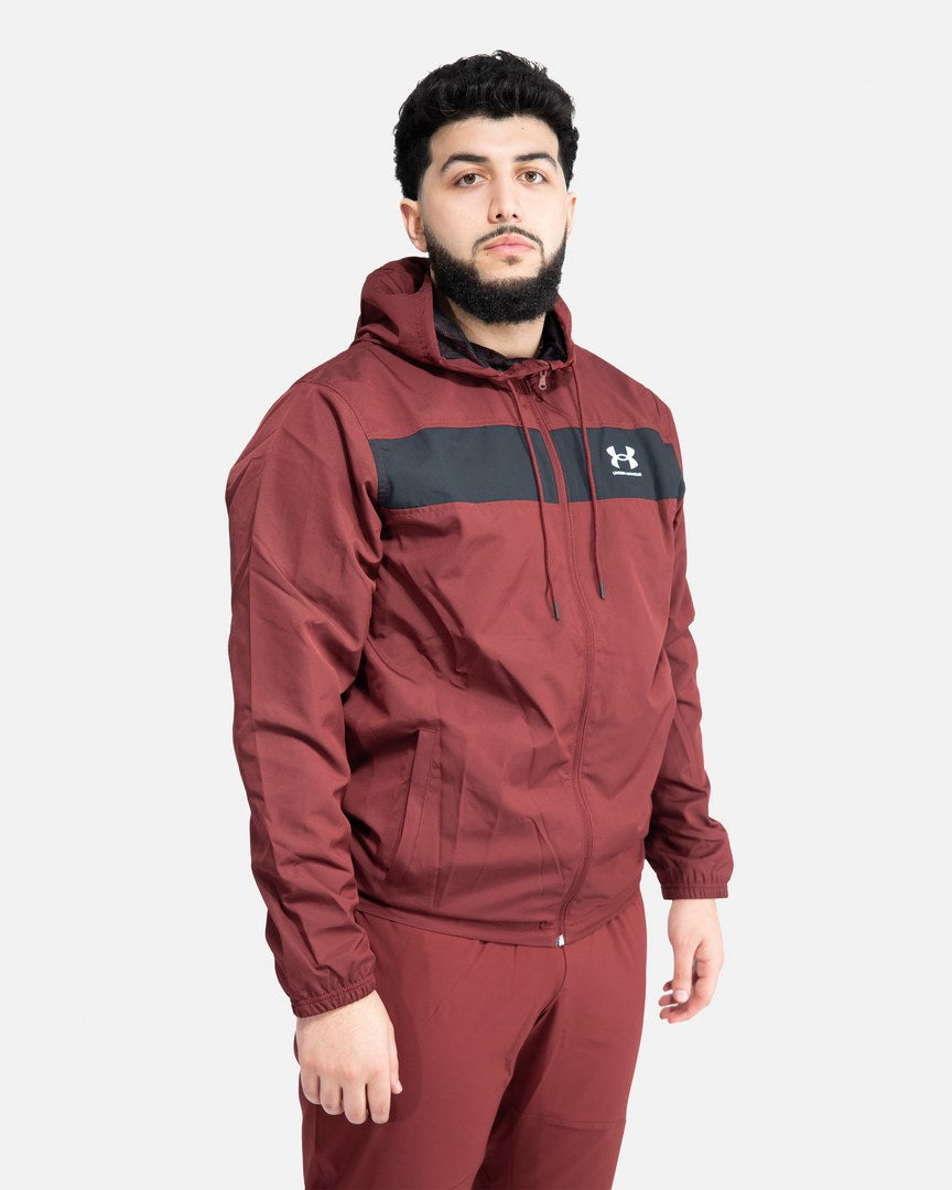 Veste à capuche Under Armour Windbreaker - Rouge – Footkorner