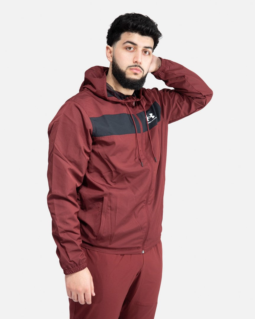 Veste à capuche Under Armour Windbreaker - Rouge