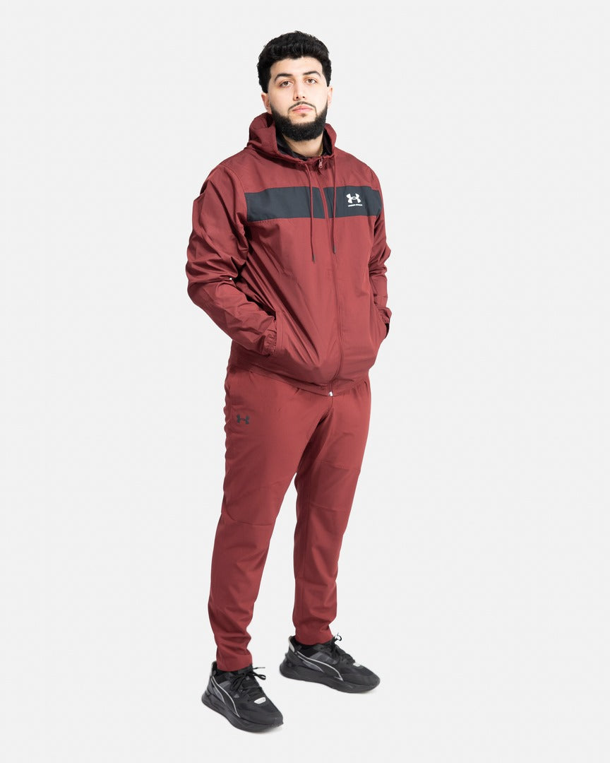Veste à capuche Under Armour Windbreaker - Rouge