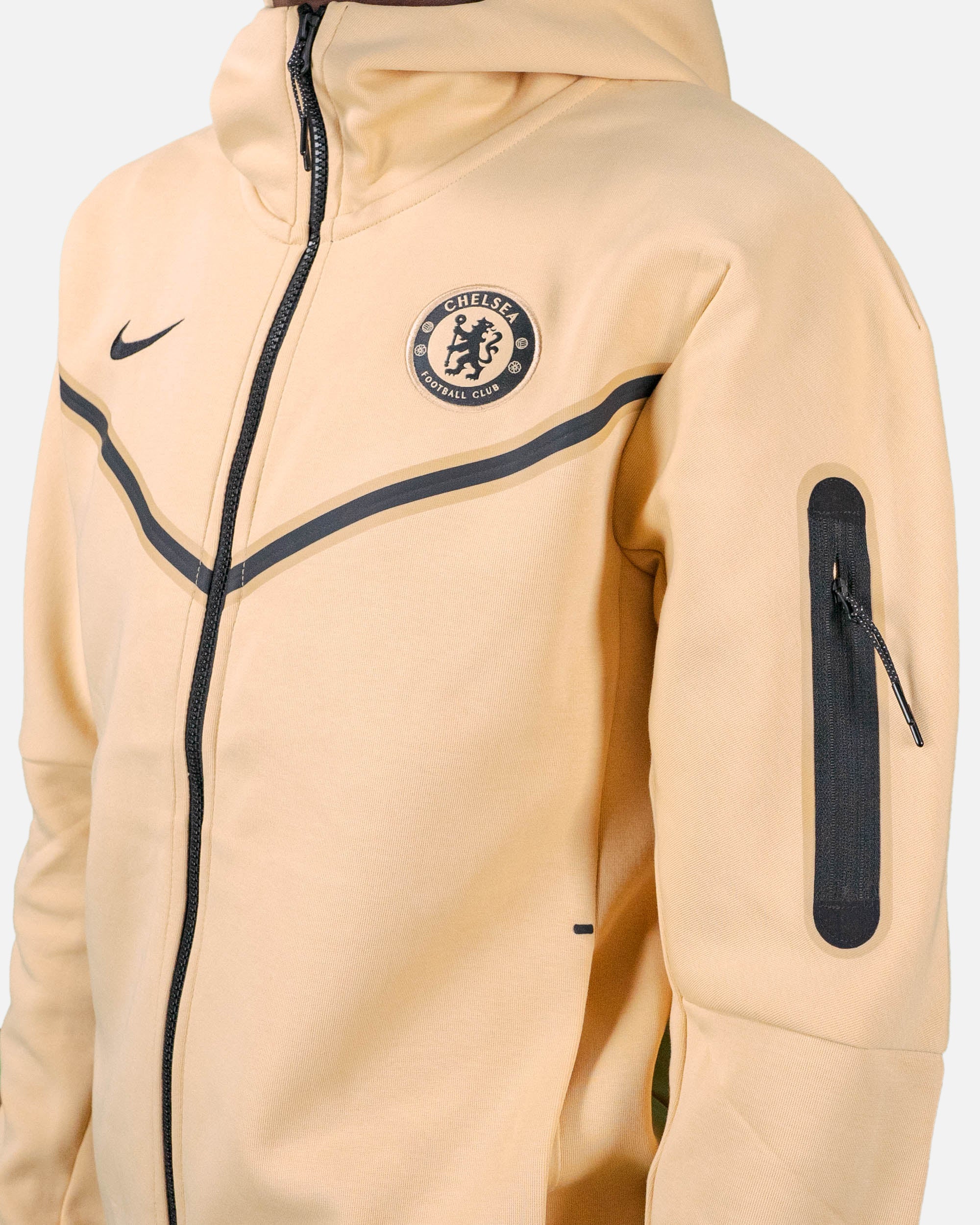 Chelsea Tech Fleece Jacket 2022/2023 - Beige/Black