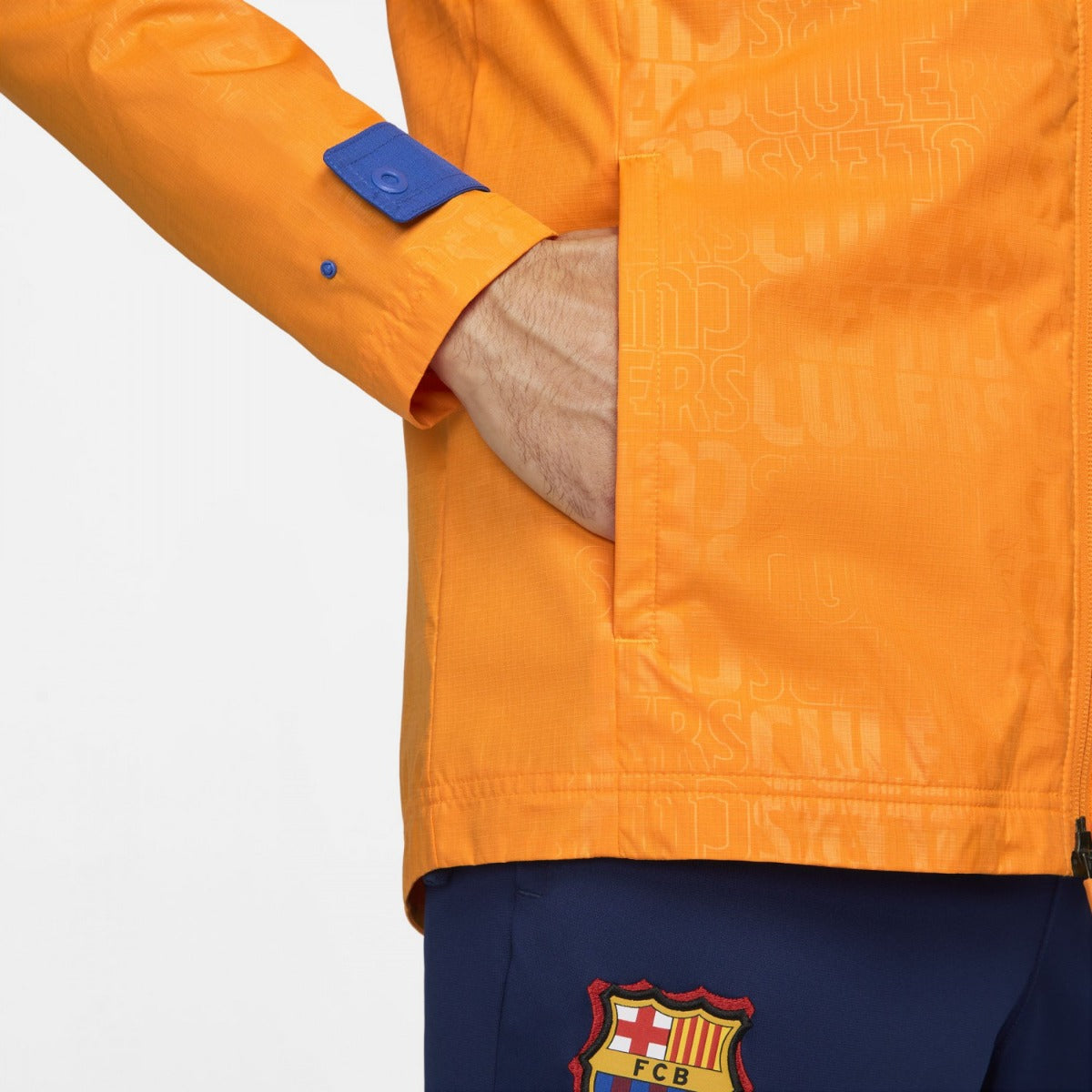 Chaqueta Cortaviento FC Barcelona - Naranja