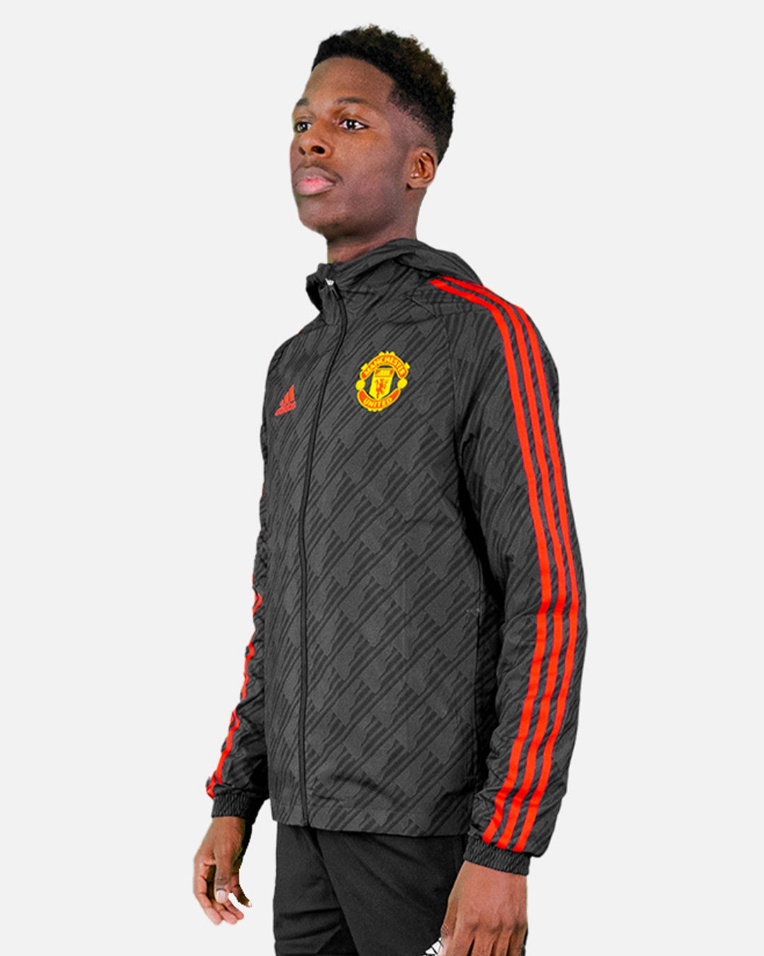 Manchester United Windbreaker Jacket 2022/2023 - Grey/Red/White