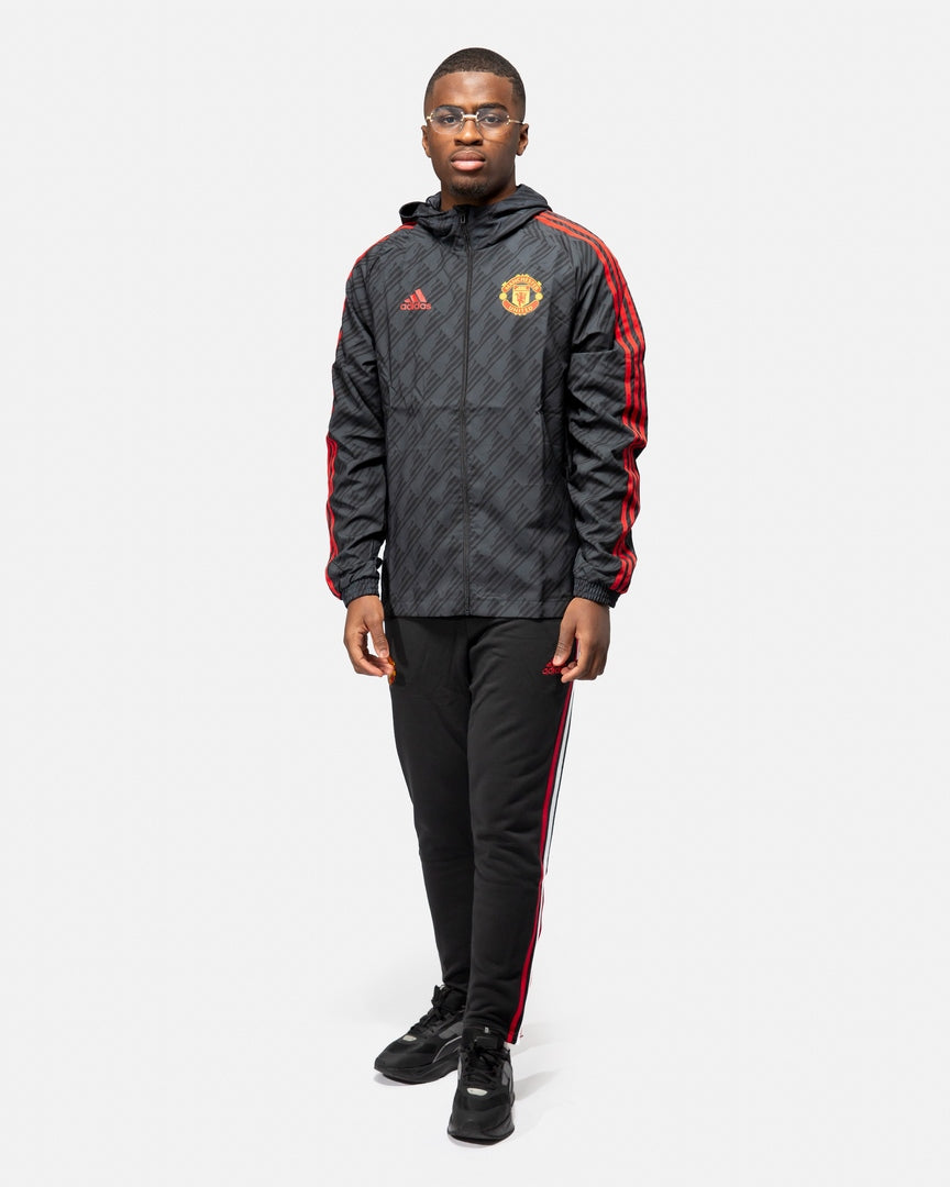 Manchester United Windbreaker Jacket 2022/2023 - Grey/Red/White
