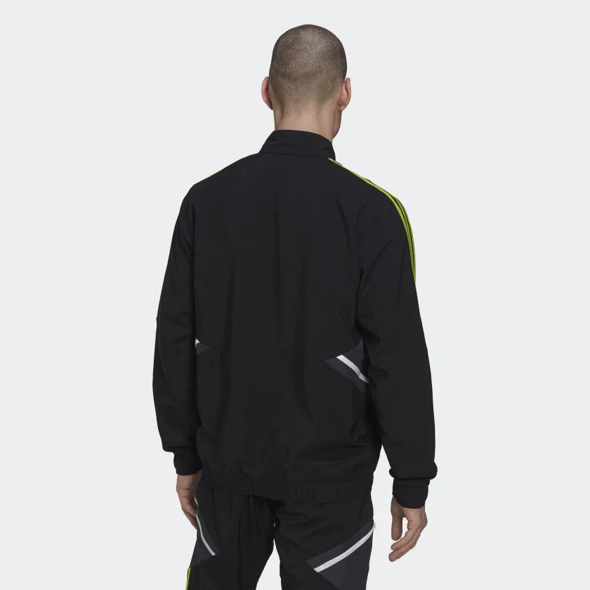 Veste de survetement Manchester United 2022/2023 - Noir/Jaune