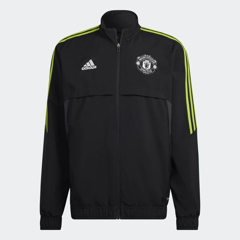 Veste de survetement Manchester United 2022/2023 - Noir/Jaune