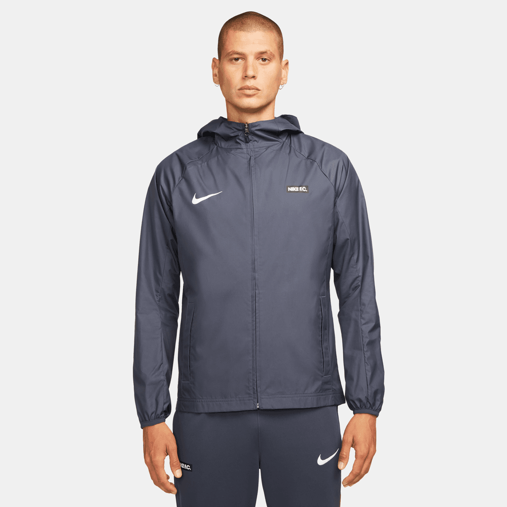 Nike Veste Running Coupe-Vent - Bleu/Bleu Foncé/Argenté