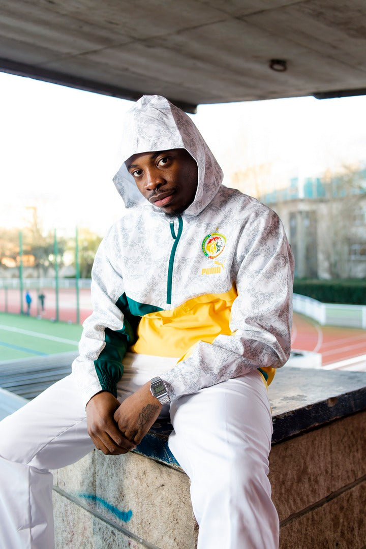 Chaqueta Cortavientos Senegal 2022/2023 - Blanco/Verde/Amarillo
