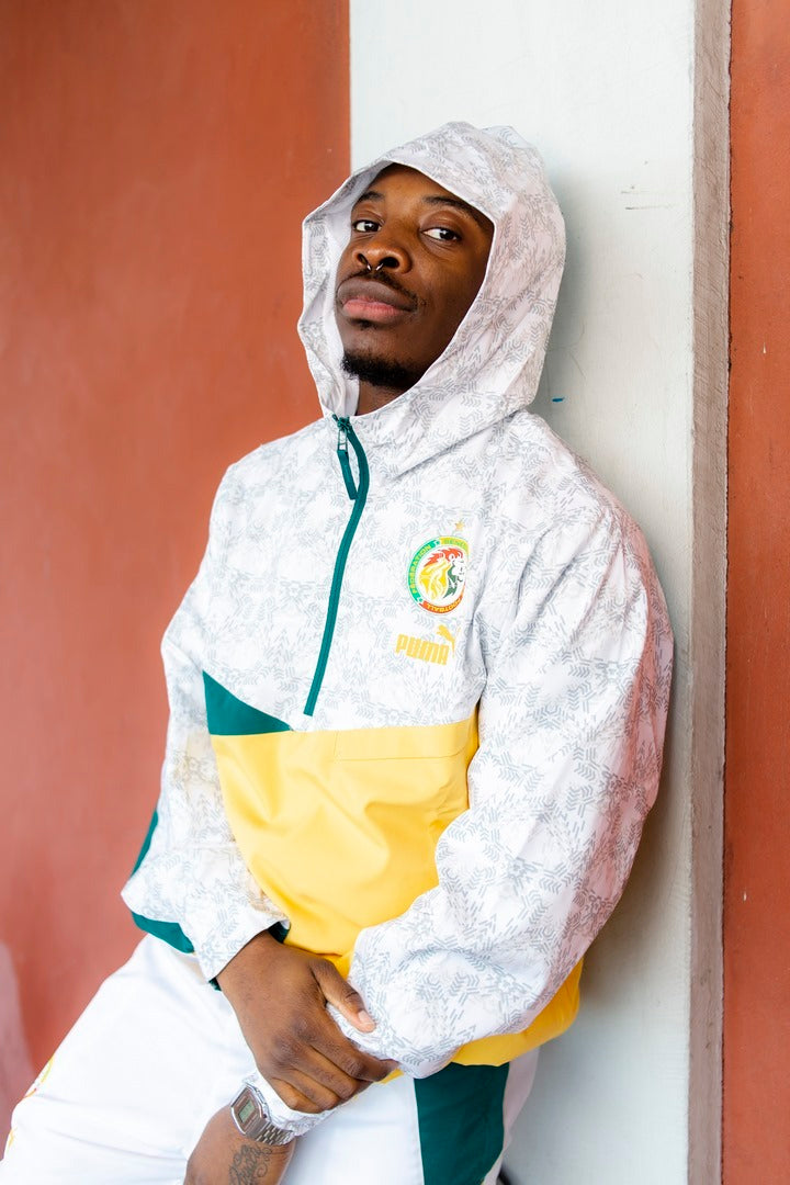 Chaqueta Cortavientos Senegal 2022/2023 - Blanco/Verde/Amarillo
