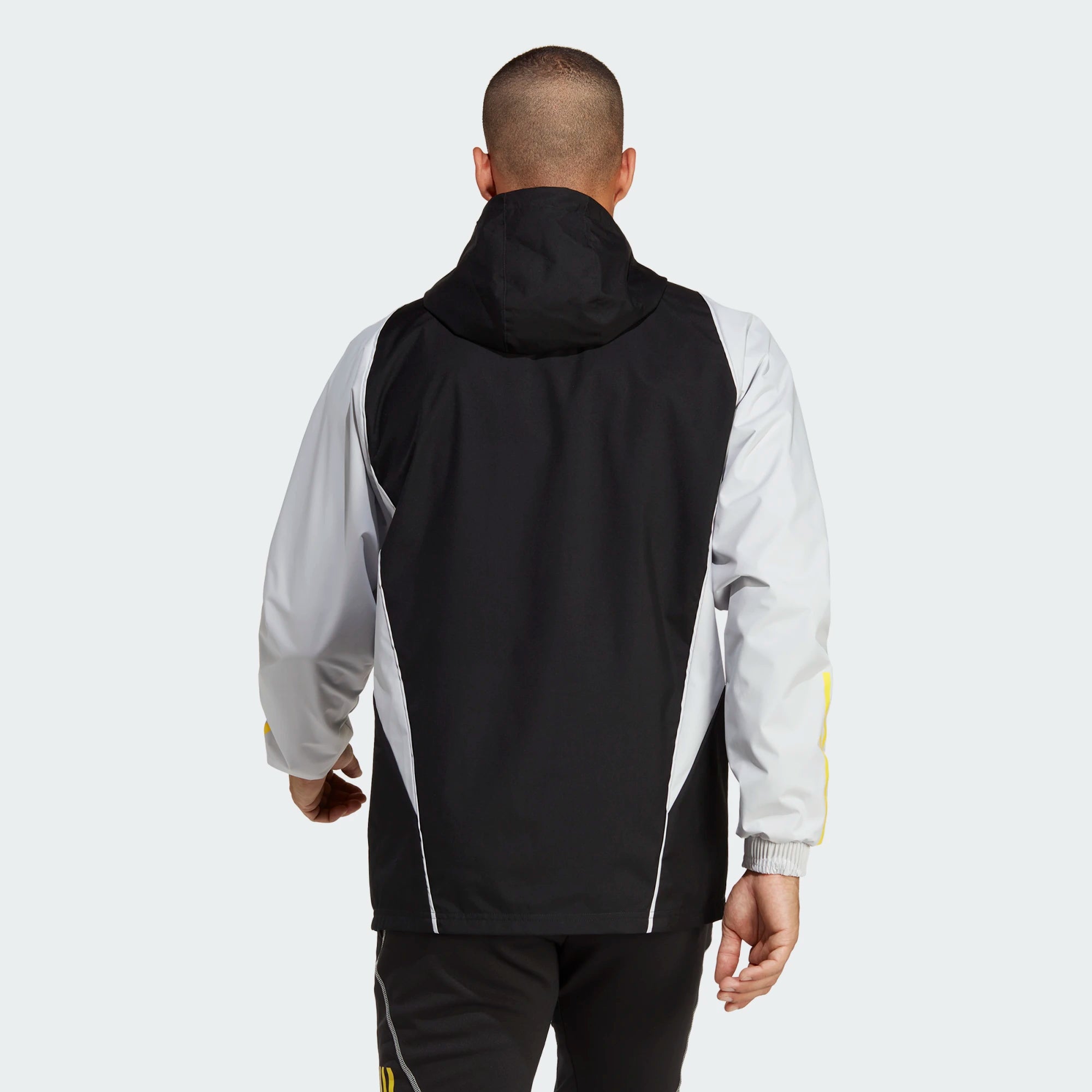 Veste Coupe-Vent Tiro 23 - Blanc/Noir/Jaune